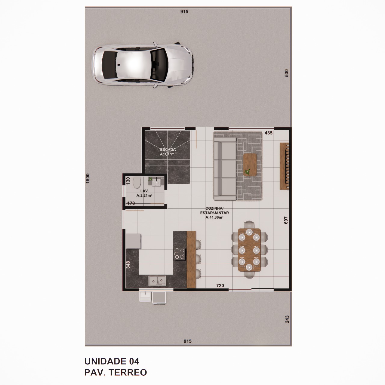 Planta Térreo - Unidade 4